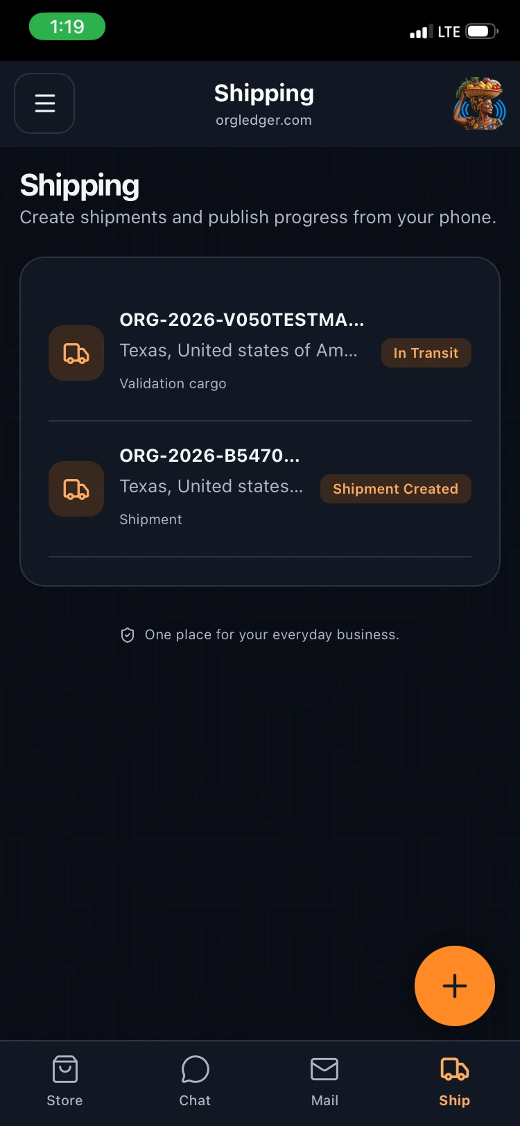 NJIXHost Connect shipment management